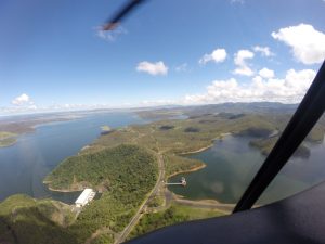 wivenhoe dam, helicopter flights brisbane